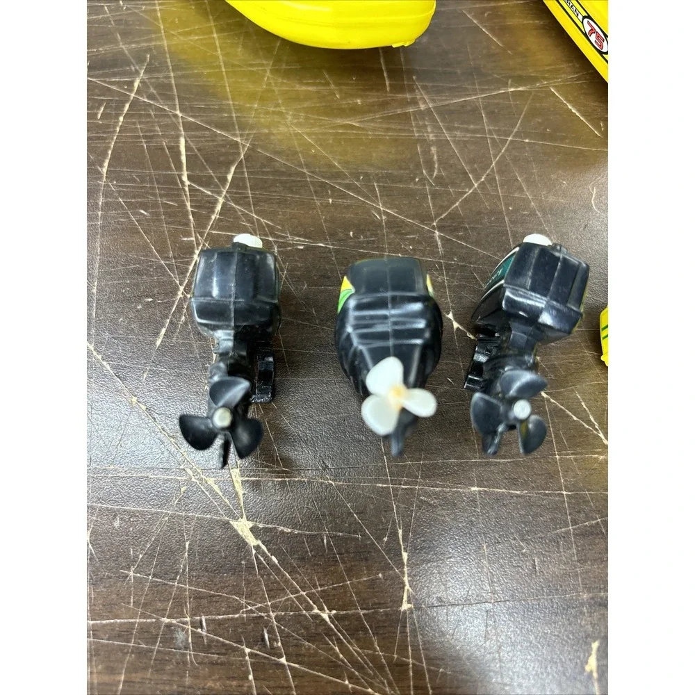1978 Tomy Motor Boat Wind Up Lot 3 Boats 4 Motors‎ Parts Only Mercury Turbo Jet